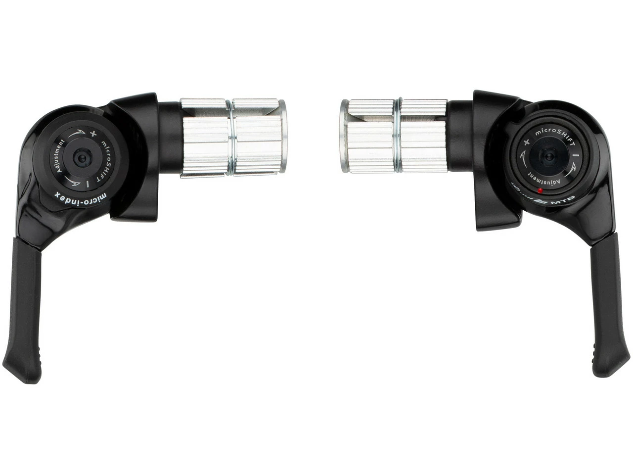 MICROSHIFT Set De Leviers De Vitesses Av+arr BS-M10 2/3/10vit. Pour Shimano MTB 1 MICROSHIFT Set De Leviers De Vitesses Av+arr BS-M10 2/3/10vit. Pour Shimano MTB