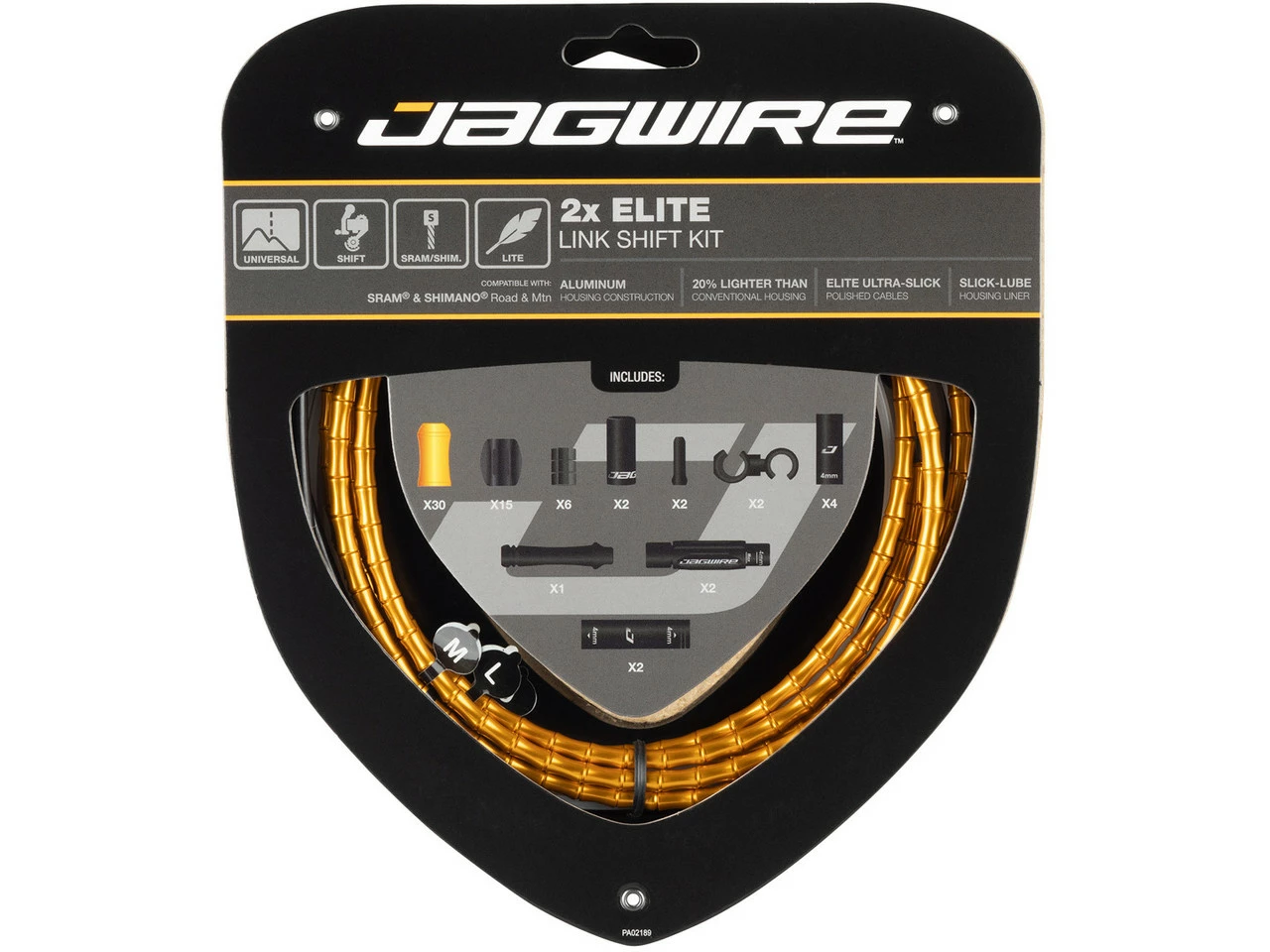 JAGWIRE Set De Câble De Vitesse 2X Elite Link 11 JAGWIRE Set De Câble De Vitesse 2X Elite Link – Image 11